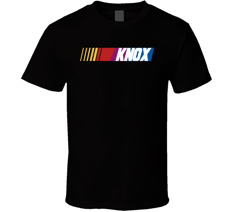Knox Nascar Driver Custom Last Name Special T Shirt