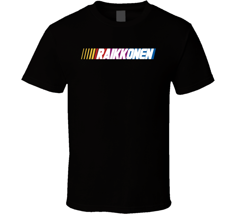 Raikkonen Nascar Driver Custom Last Name Special T Shirt