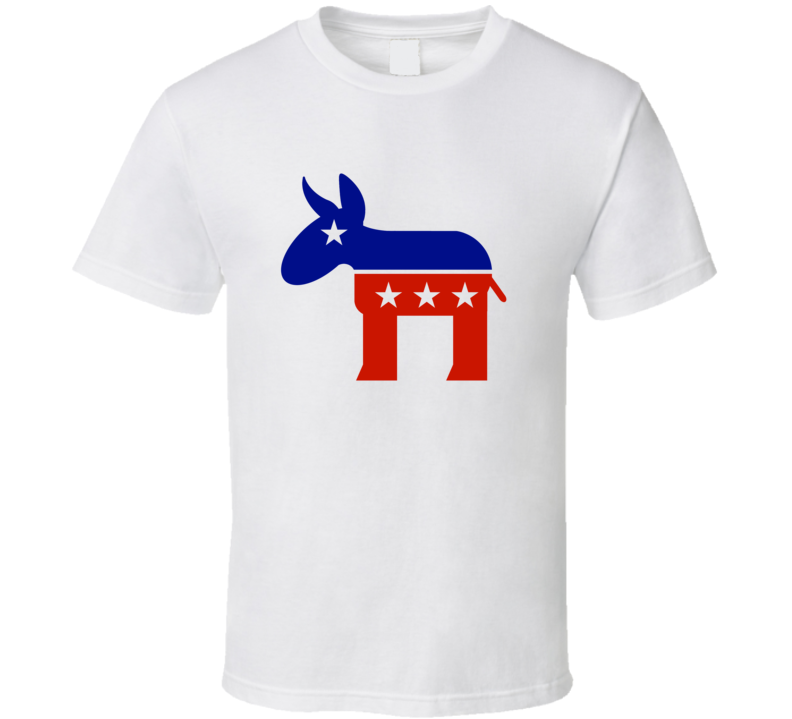 Democratic Party Donkey Presidential Logos United States  T Shirt