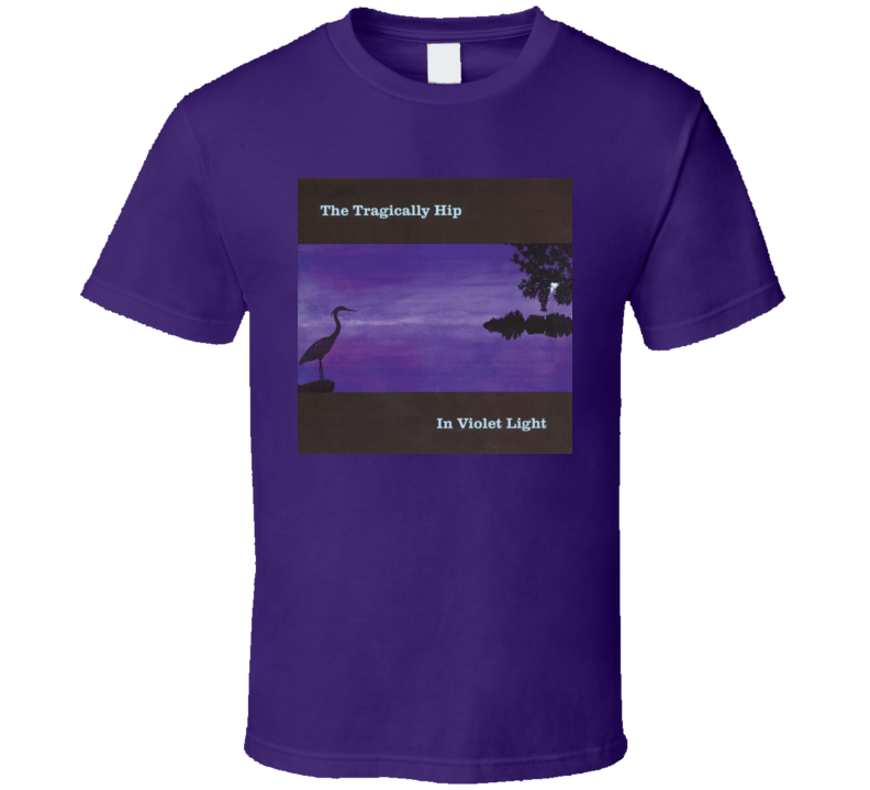 The Tragically Hip Violet Light Album Cover T Shirt