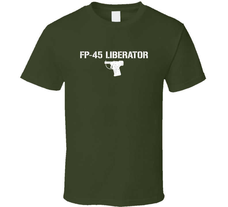 Fp45 Liberator Pistol Military Distressed T Shirt