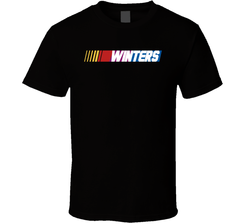 Winters Nascar Driver Custom Last Name Special T Shirt