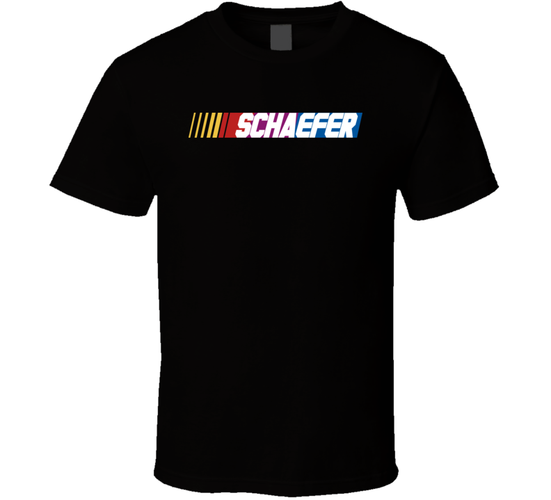 Schaefer Nascar Driver Custom Last Name Special T Shirt