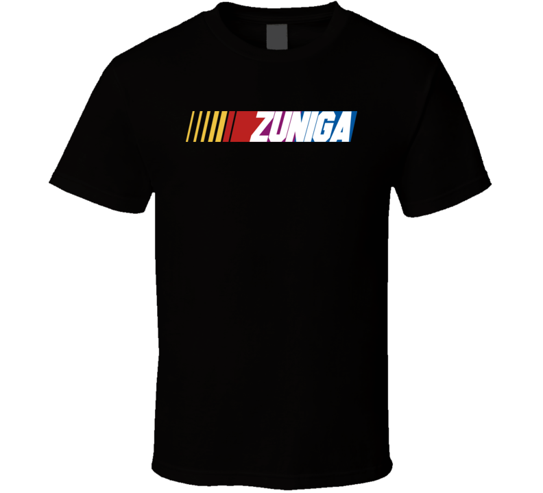 Zuniga Nascar Driver Custom Last Name Special T Shirt