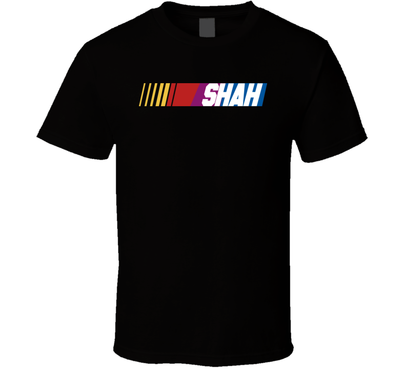 Shah Nascar Driver Custom Last Name Special T Shirt