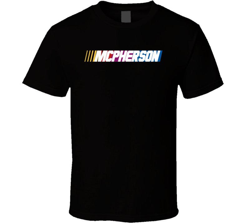 Mcpherson Nascar Driver Custom Last Name Special T Shirt
