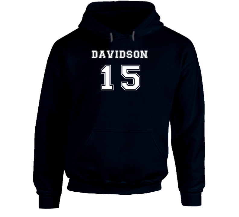 davidson custom back Hoodie