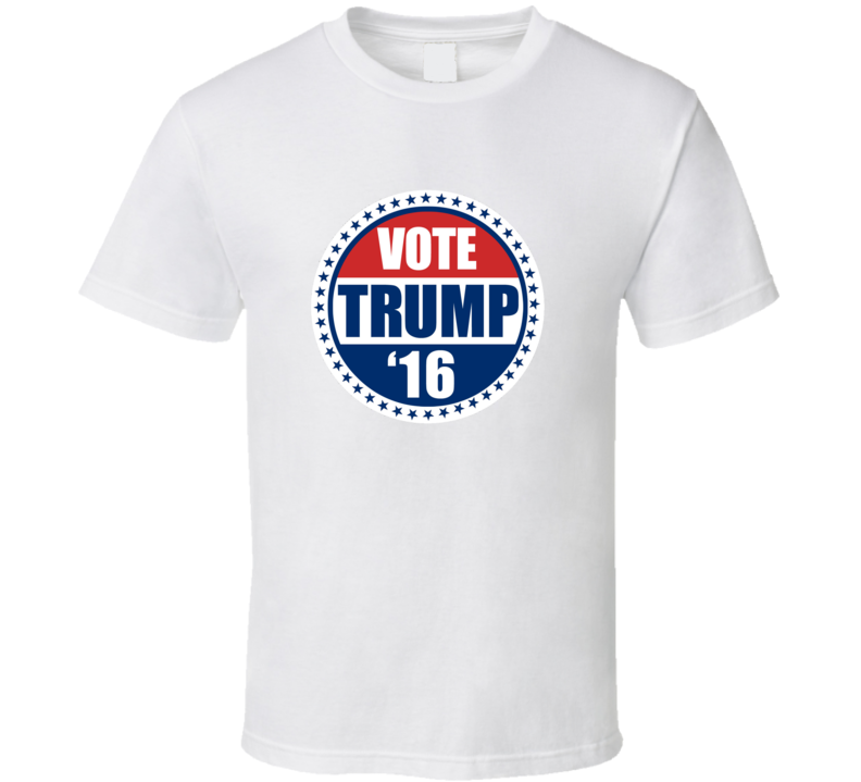 Vote Donald Trump For President 2016 Crest Supporters T Shirt