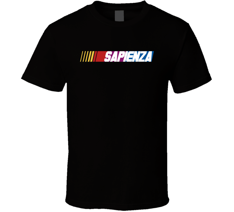 SAPIENZA Nascar Driver Custom Last Name Special T Shirt