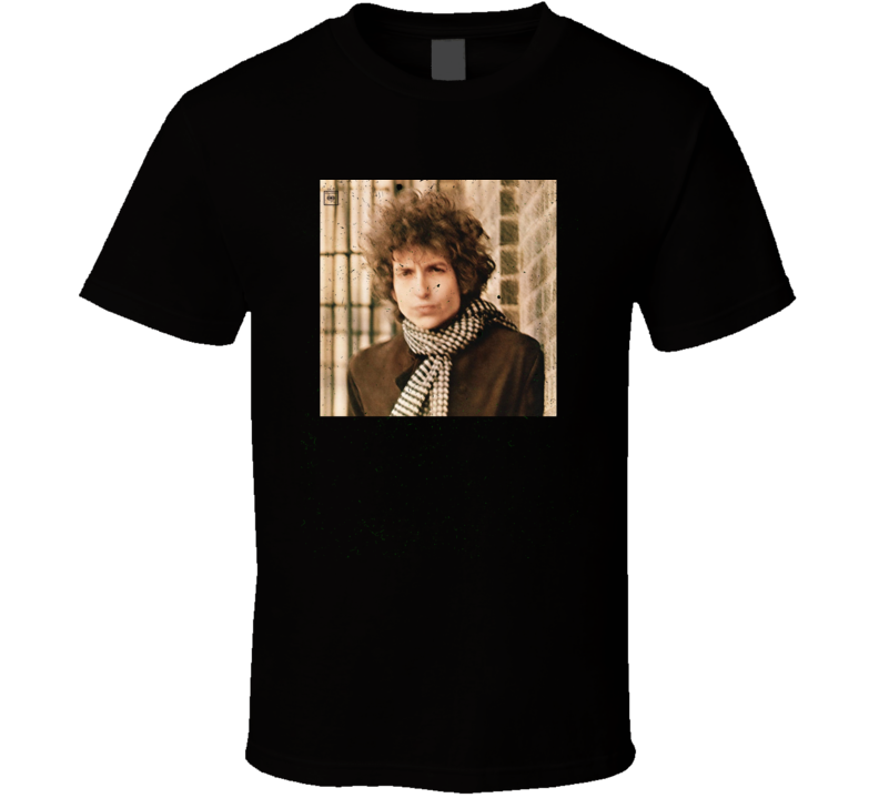 Bob Dylan - Blonde On Blonde - 1966 Distressed Album Cover T Shirt