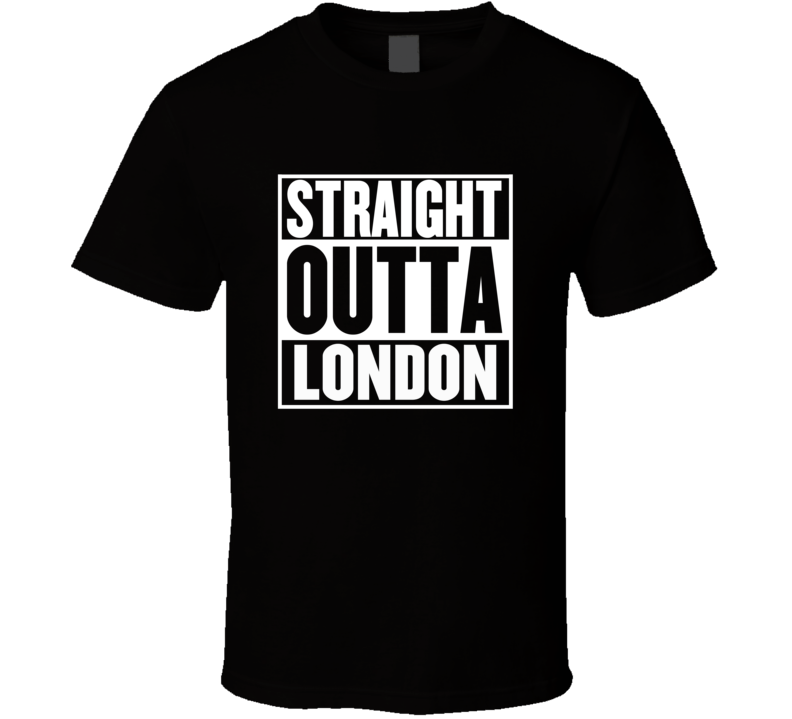 Straight Outta London Ontario Parody Movie T Shirt
