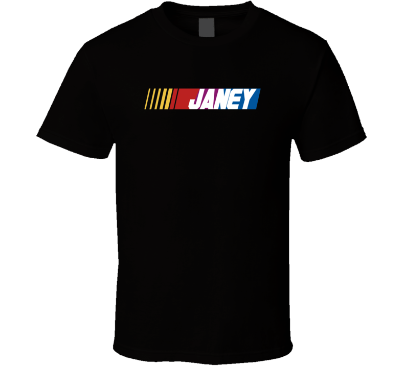 JANEY Nascar Driver Custom Last Name Special T Shirt