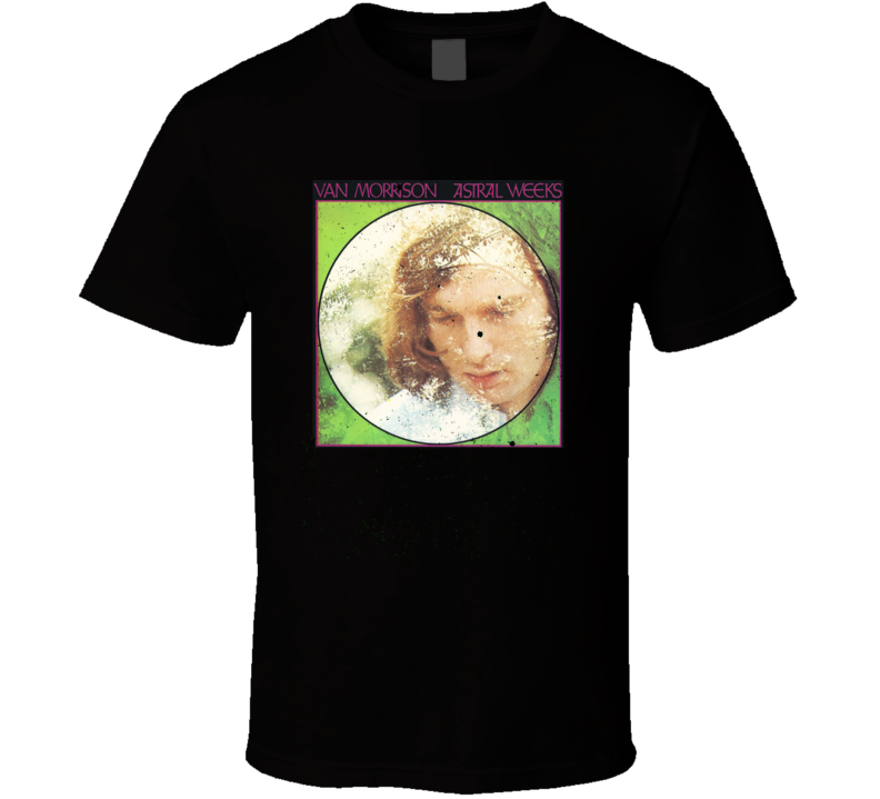 Van Morrison - Astral Weeks - 1968 Distressed Album Cover T Shirt